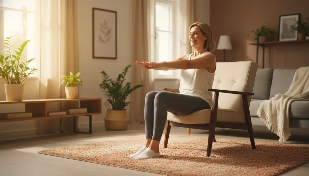 Simple Seated Chair Exercises to Reduce Belly Fat and Tone Your Waist at Home