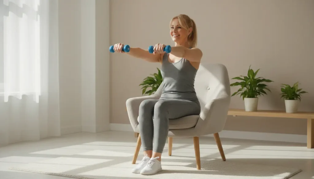 10-Minute Chair Workout for Quick Weight Loss and a Slimmer Waist